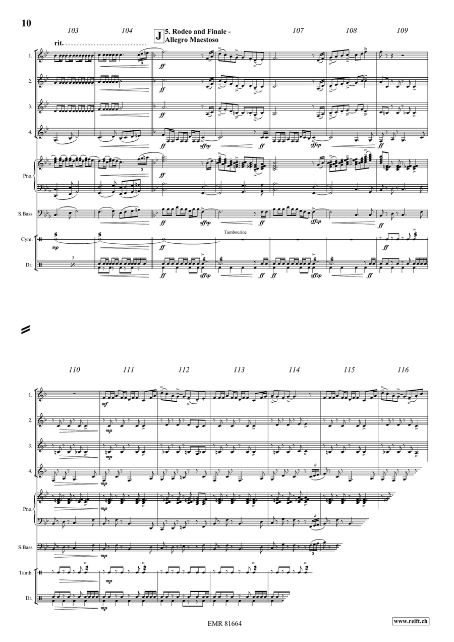 The Wild West Adventure The Wild West Adventure Horn scores gallery preview page 9