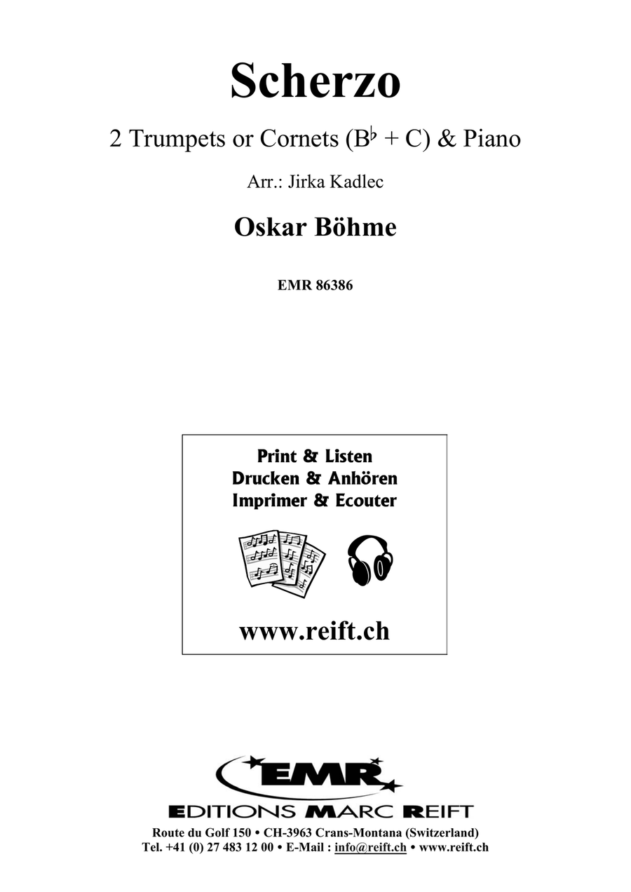Scherzo Scherzo Trumpet Duet scores gallery preview page 2
