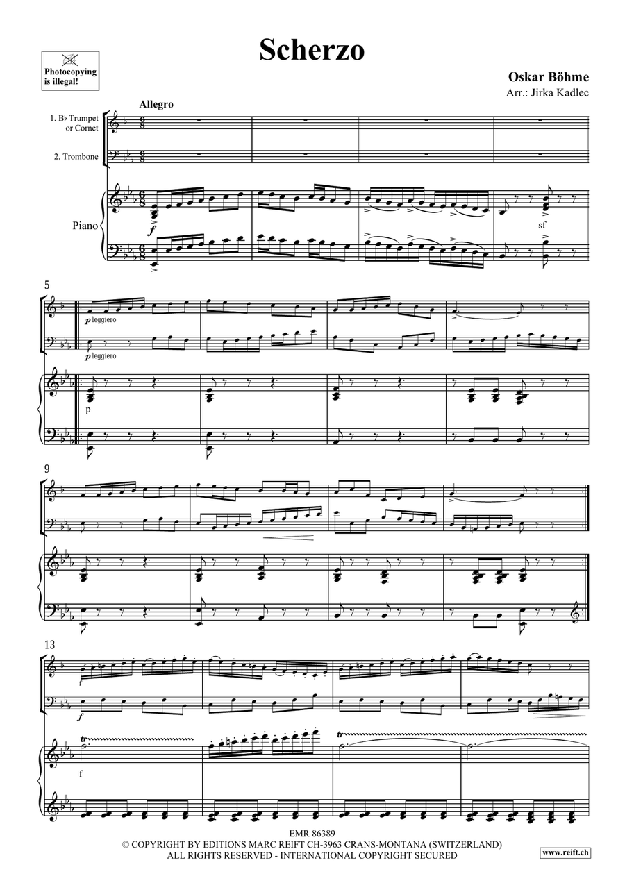 Scherzo Scherzo Cornet scores gallery preview page 3