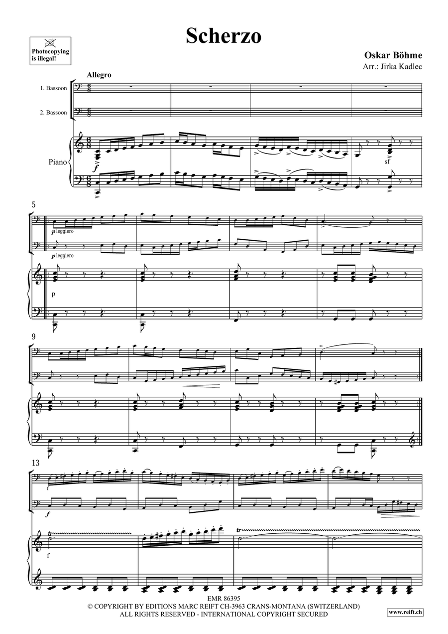Scherzo Scherzo Bassoon scores gallery preview page 3