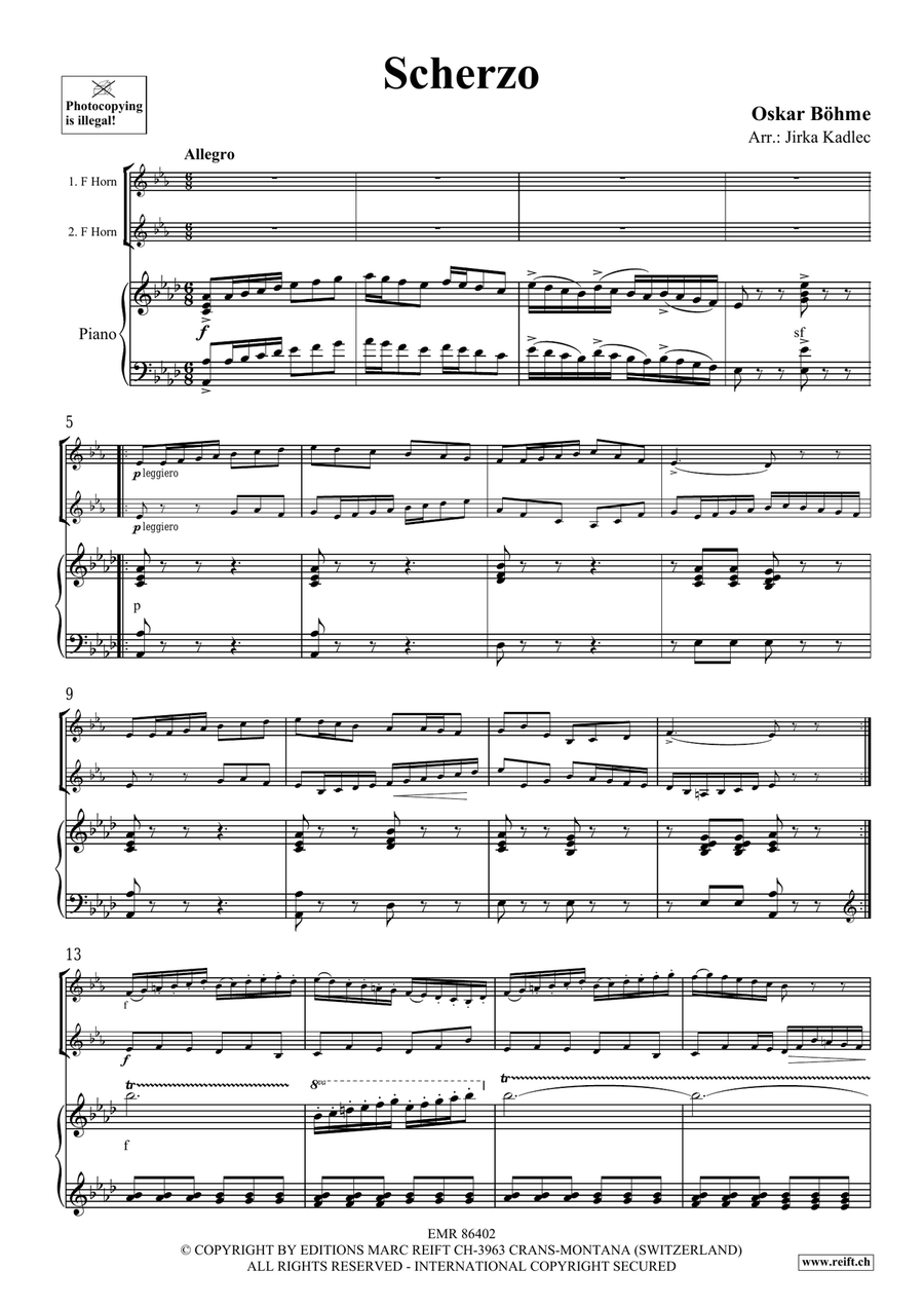 Scherzo Scherzo Horn scores gallery preview page 3