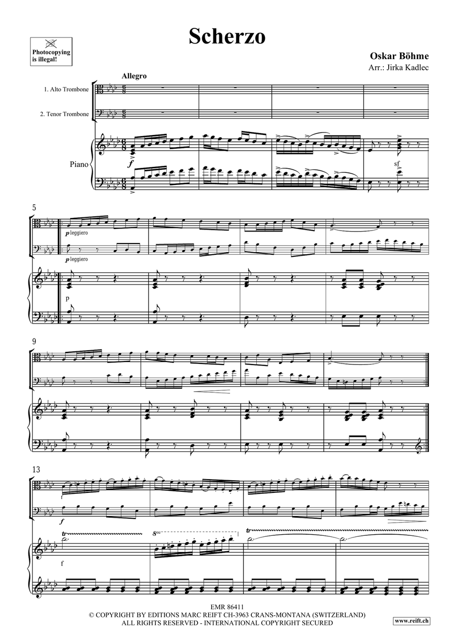 Scherzo Scherzo Piano Accompaniment scores gallery preview page 3