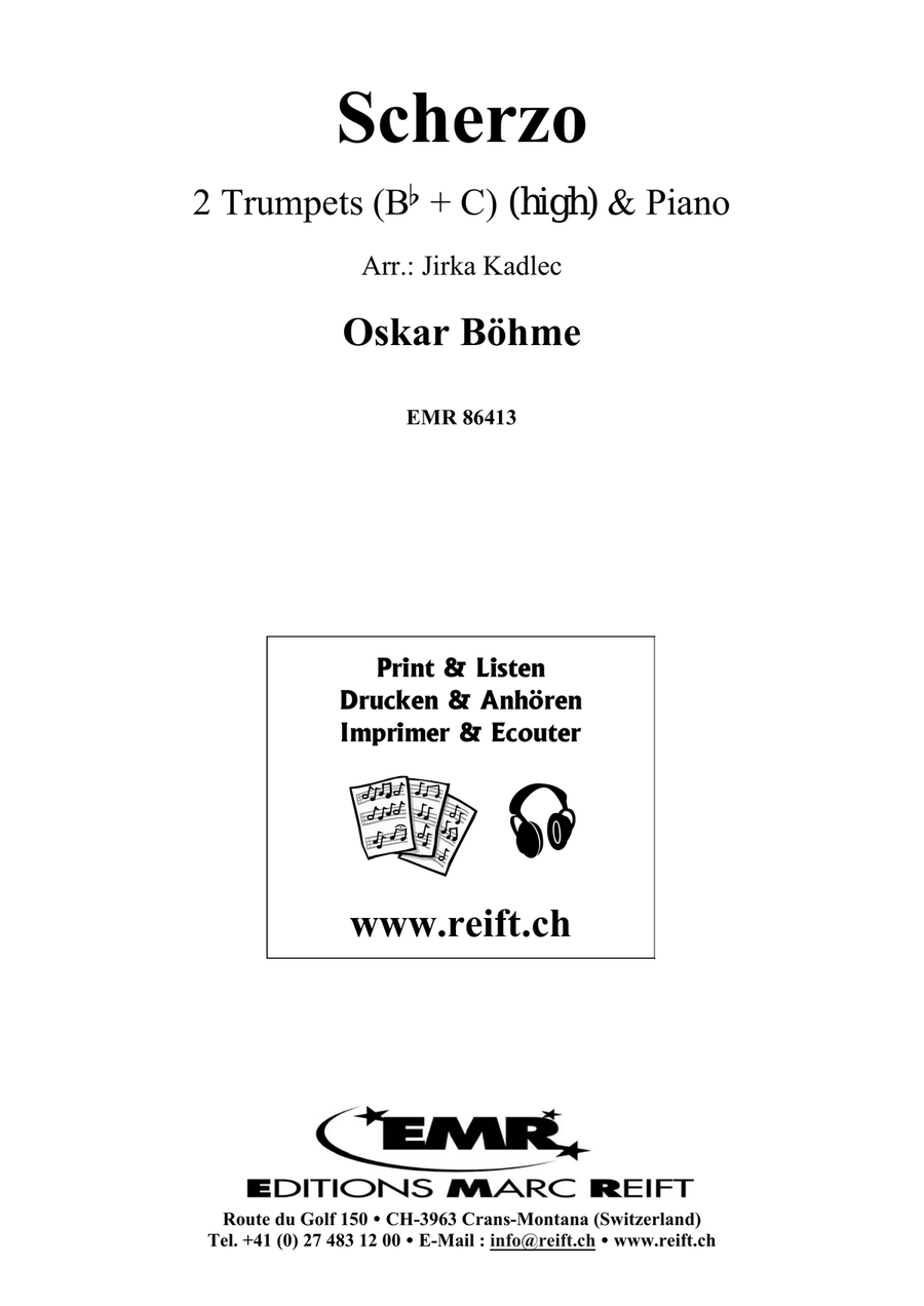 Scherzo Scherzo Trumpet Duet scores gallery preview page 2