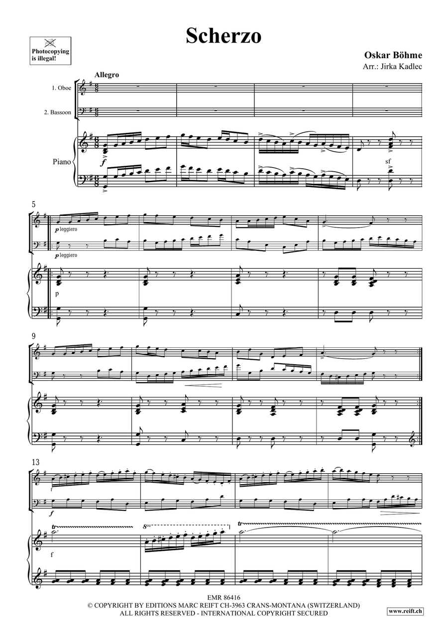 Scherzo Scherzo Bassoon scores gallery preview page 3