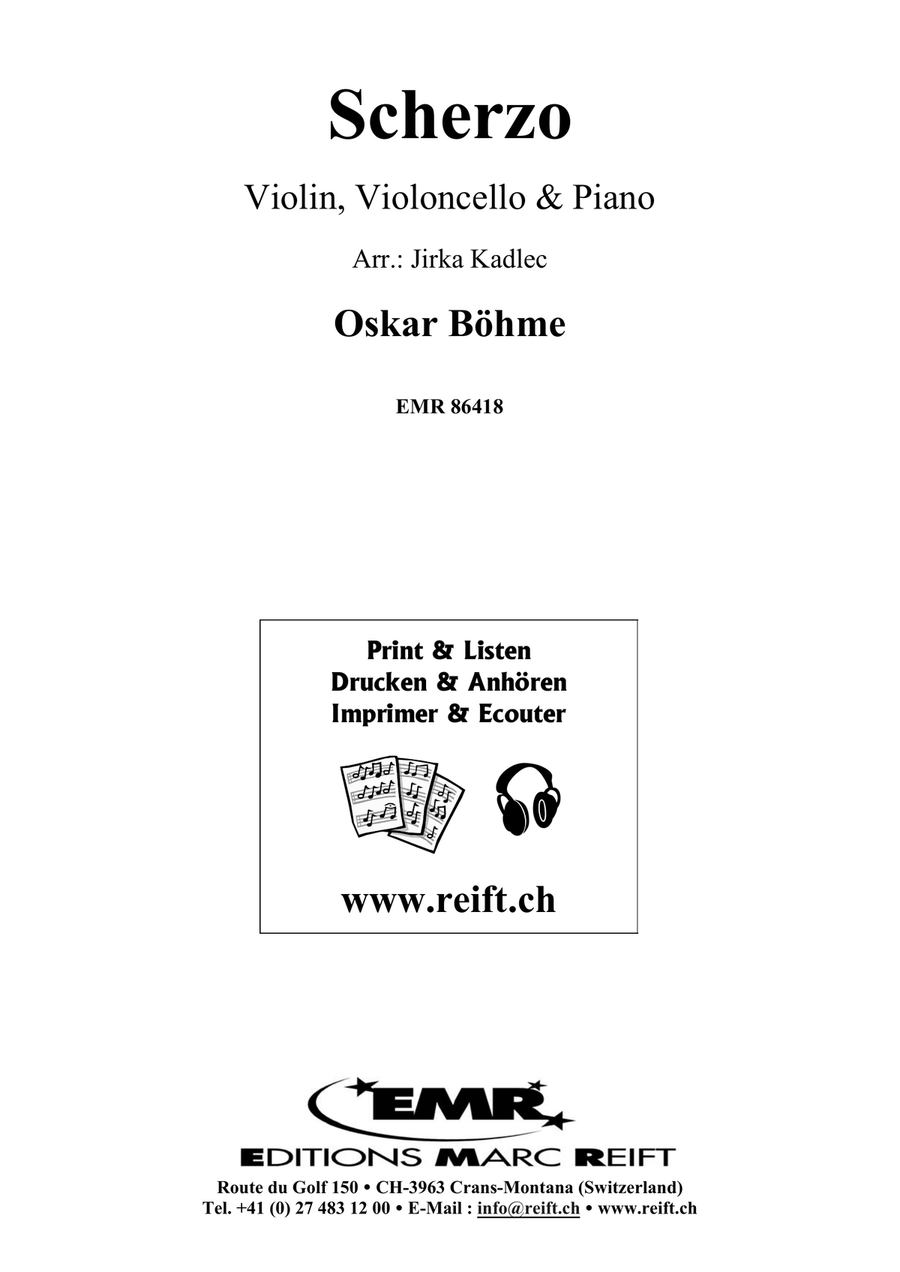 Scherzo Scherzo Piano Trio scores gallery preview page 2