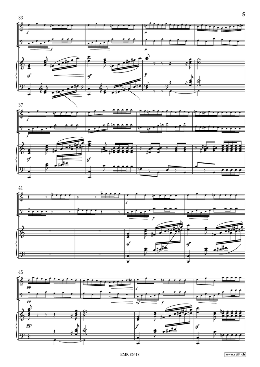 Scherzo Scherzo Piano Trio scores gallery preview page 5