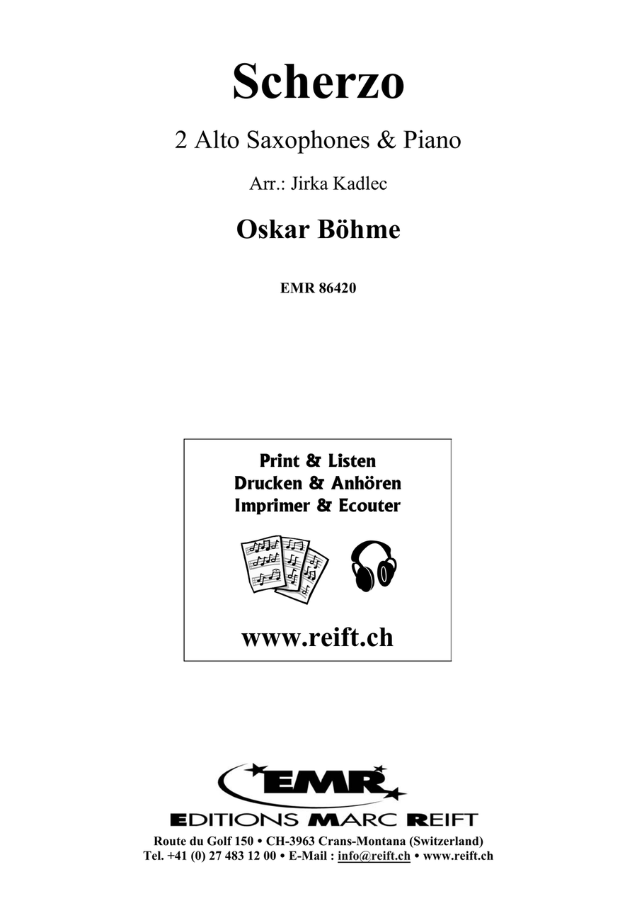 Scherzo Scherzo Alto Saxophone scores gallery preview page 2