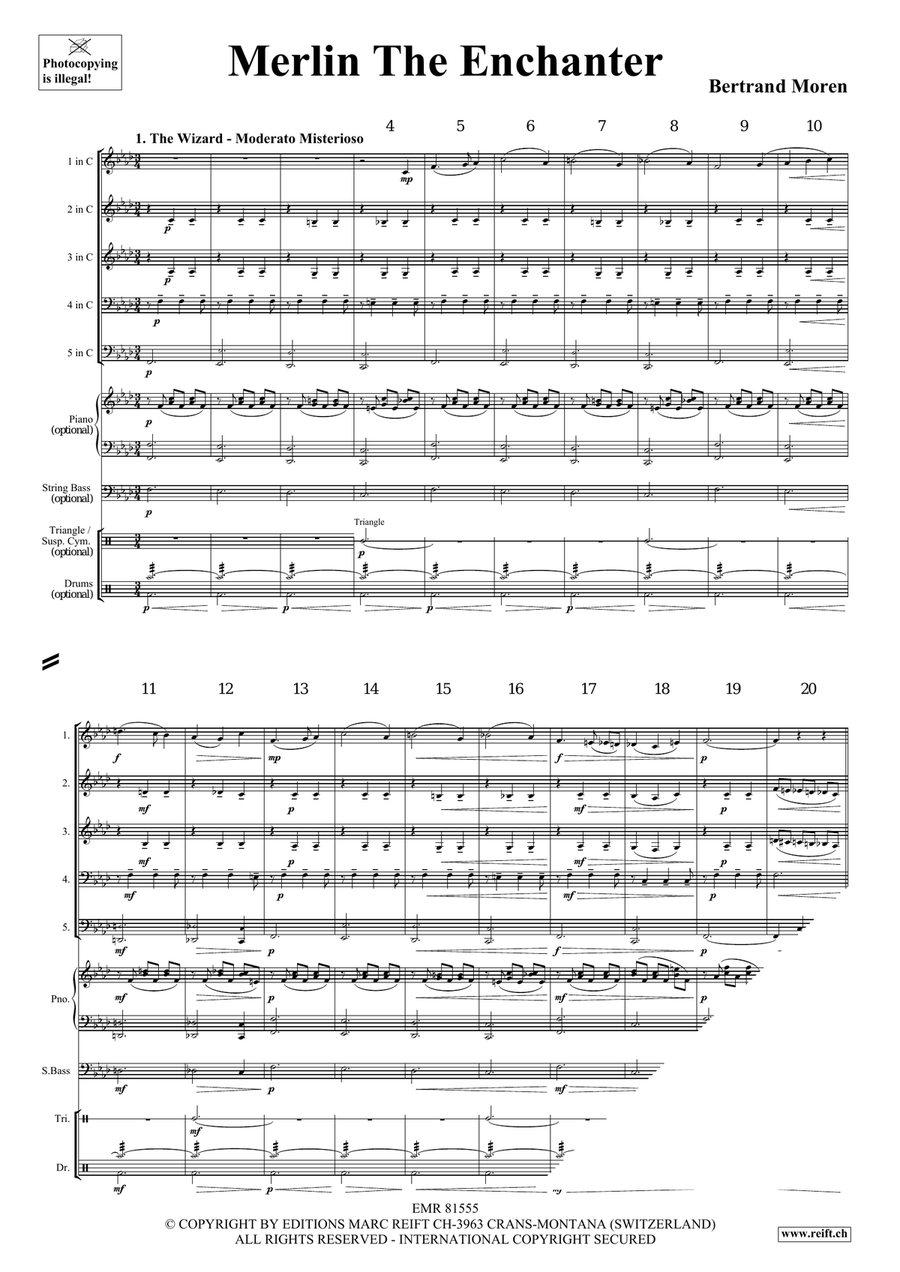 Merlin The Enchanter Merlin The Enchanter Score scores gallery preview page 4
