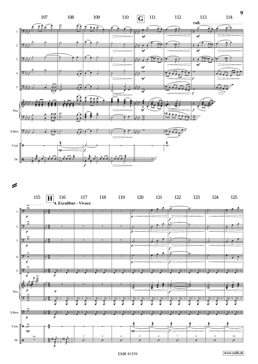 Merlin The Enchanter Merlin The Enchanter Trombone scores gallery preview page 7