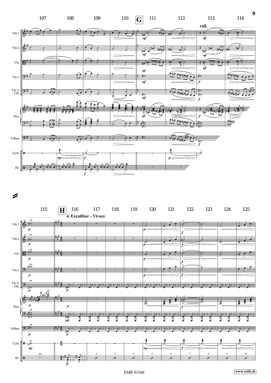 Merlin The Enchanter Merlin The Enchanter String Quintet scores gallery preview page 7