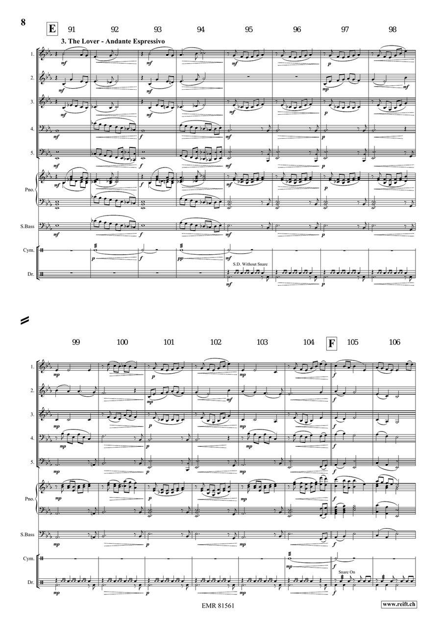Merlin The Enchanter Merlin The Enchanter Brass Quintet scores gallery preview page 6