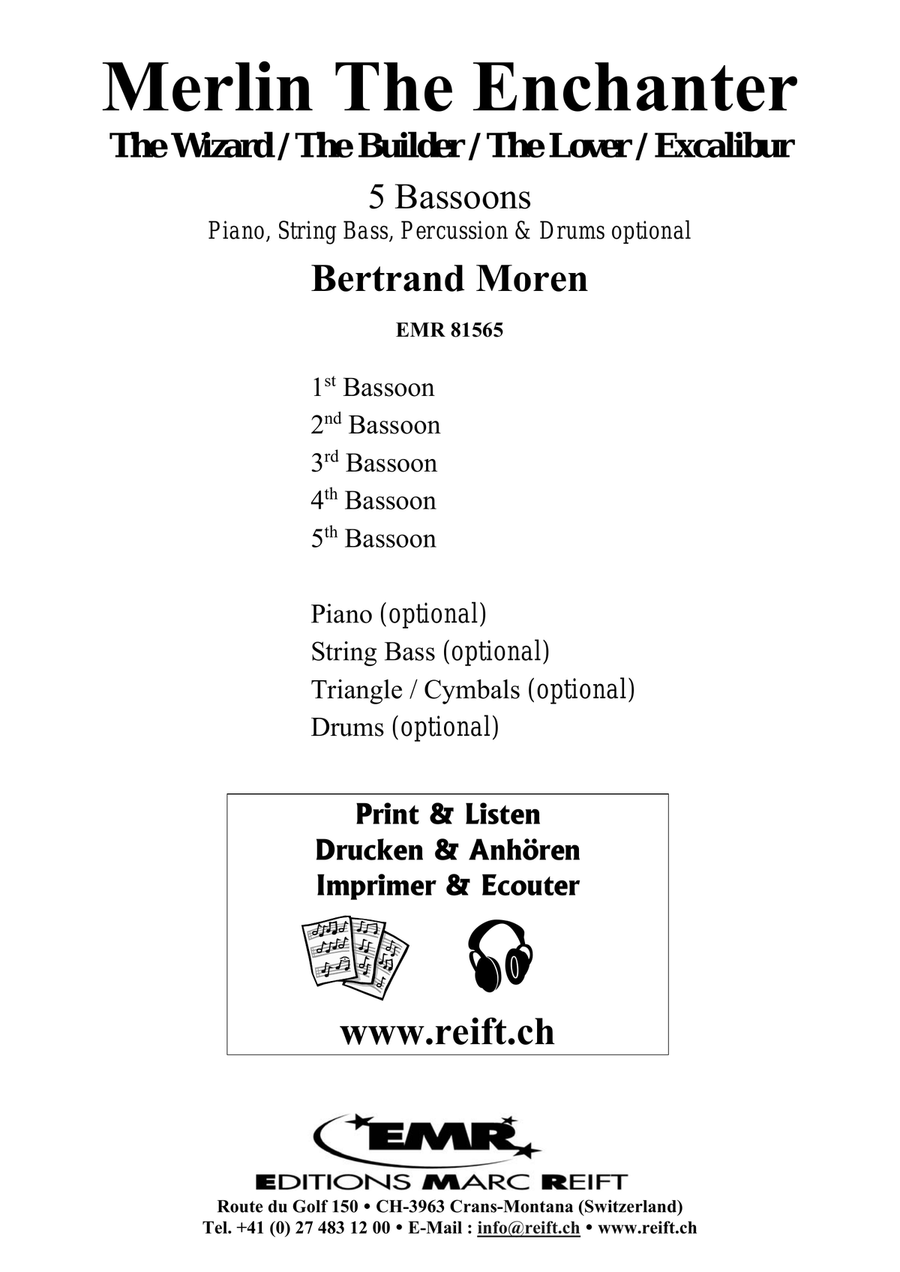 Merlin The Enchanter Merlin The Enchanter Bassoon scores gallery preview page 2
