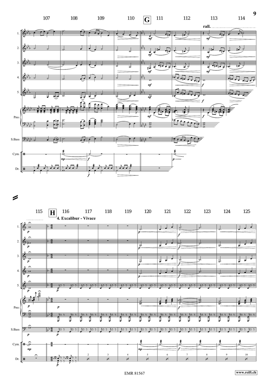 Merlin The Enchanter Merlin The Enchanter Horn scores gallery preview page 7