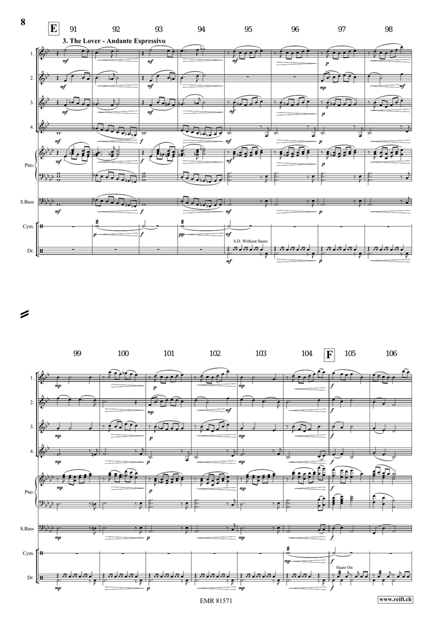 Merlin The Enchanter Merlin The Enchanter Clarinet Quartet scores gallery preview page 6