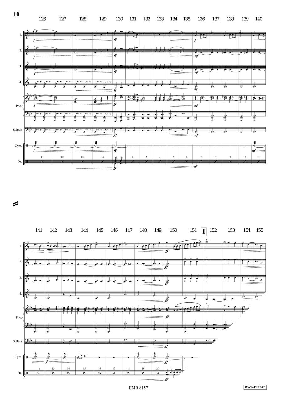 Merlin The Enchanter Merlin The Enchanter Clarinet Quartet scores gallery preview page 8