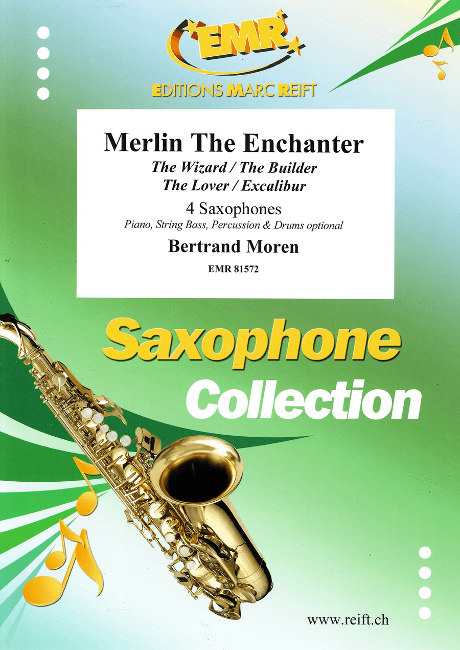 Merlin The Enchanter Merlin The Enchanter Saxophone Quartet scores gallery preview page 1