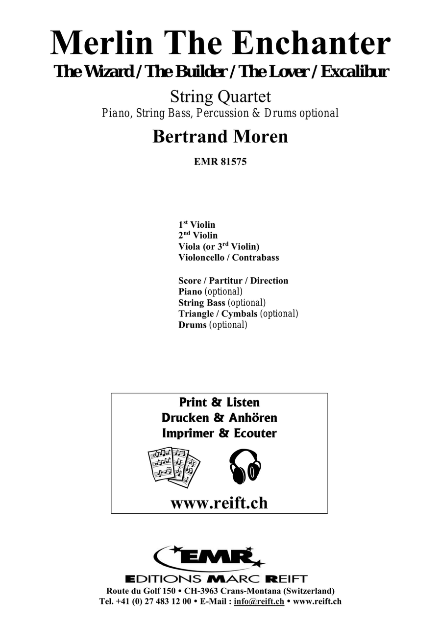Merlin The Enchanter Merlin The Enchanter String Quartet scores gallery preview page 2