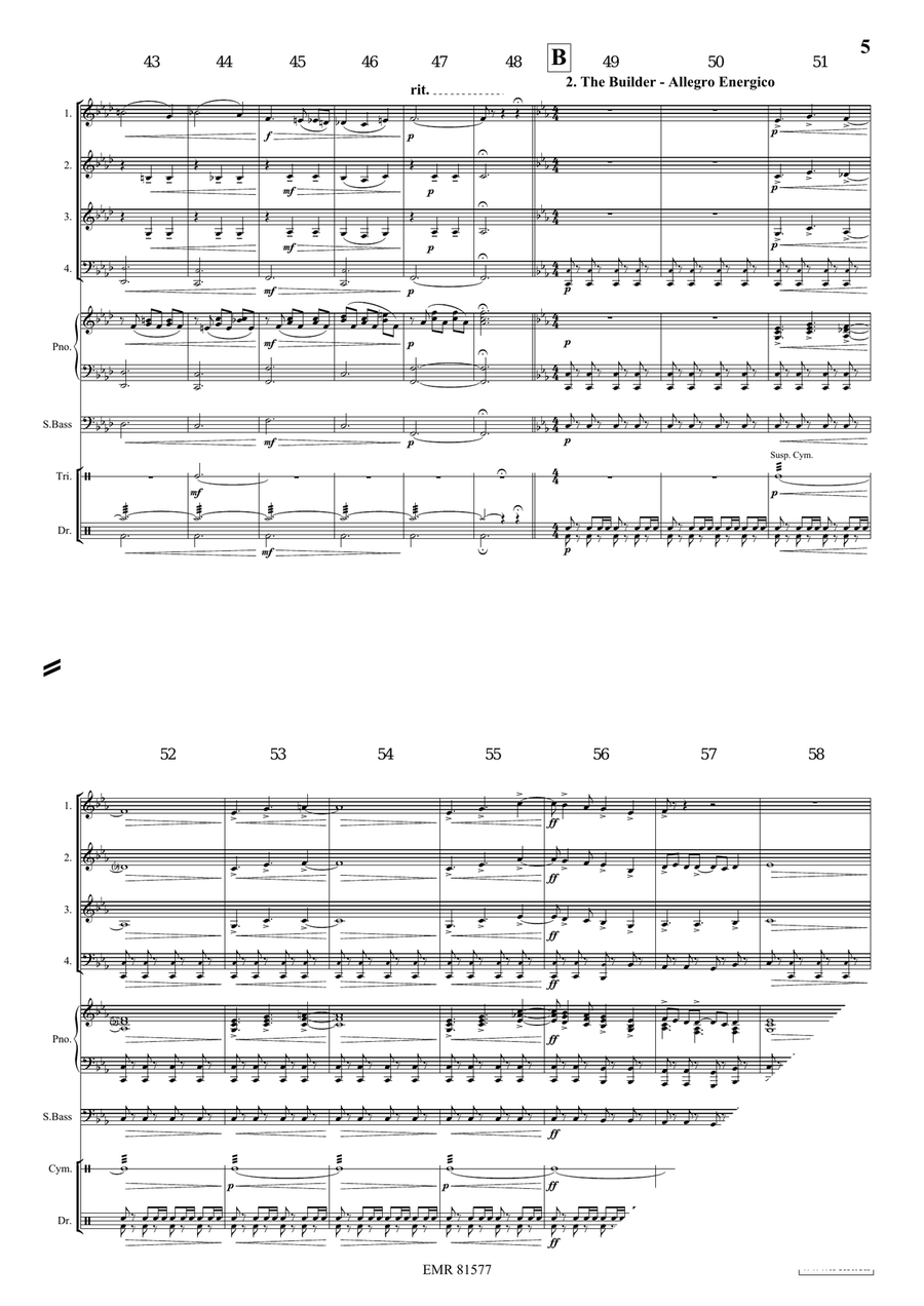 Merlin The Enchanter Merlin The Enchanter Woodwind Quartet scores gallery preview page 5