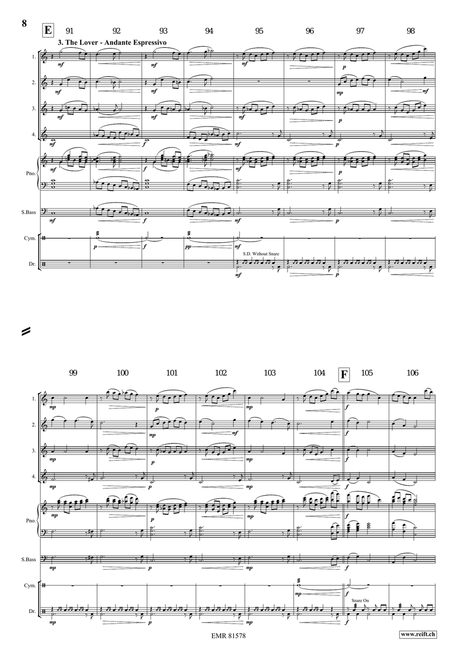 Merlin The Enchanter Merlin The Enchanter Flute Quartet scores gallery preview page 6