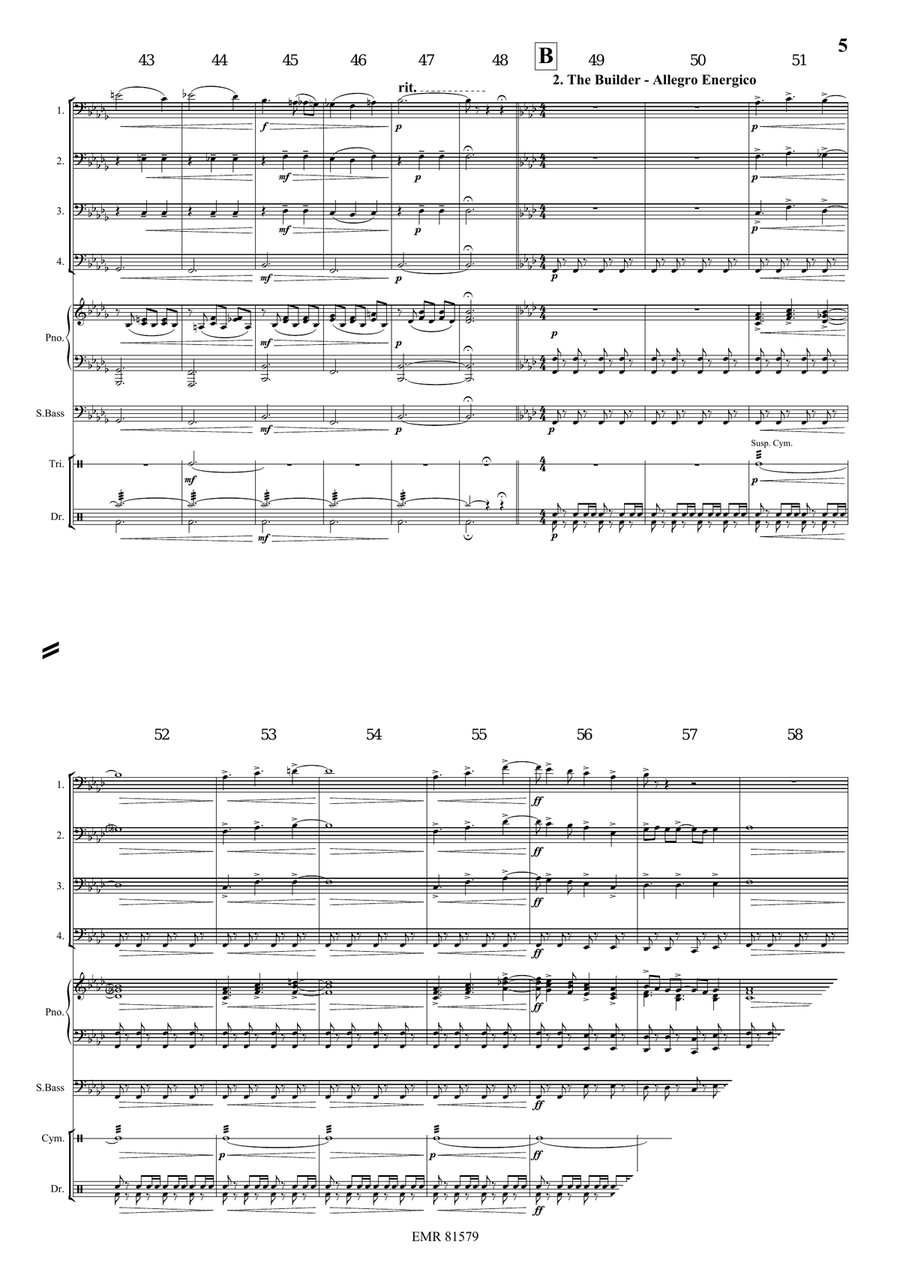 Merlin The Enchanter Merlin The Enchanter Bassoon Quartet scores gallery preview page 5