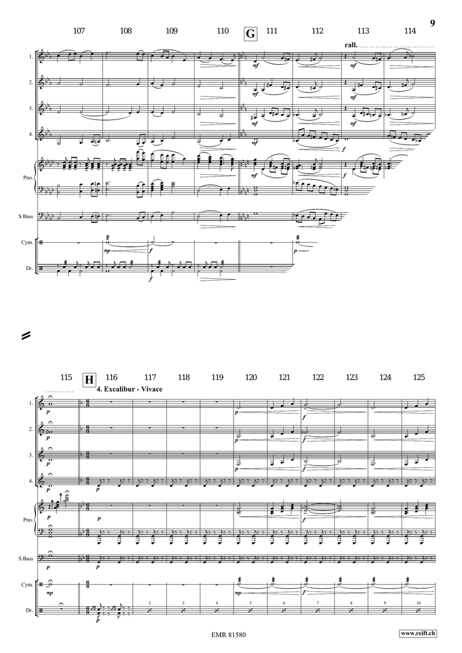 Merlin The Enchanter Merlin The Enchanter Horn scores gallery preview page 7