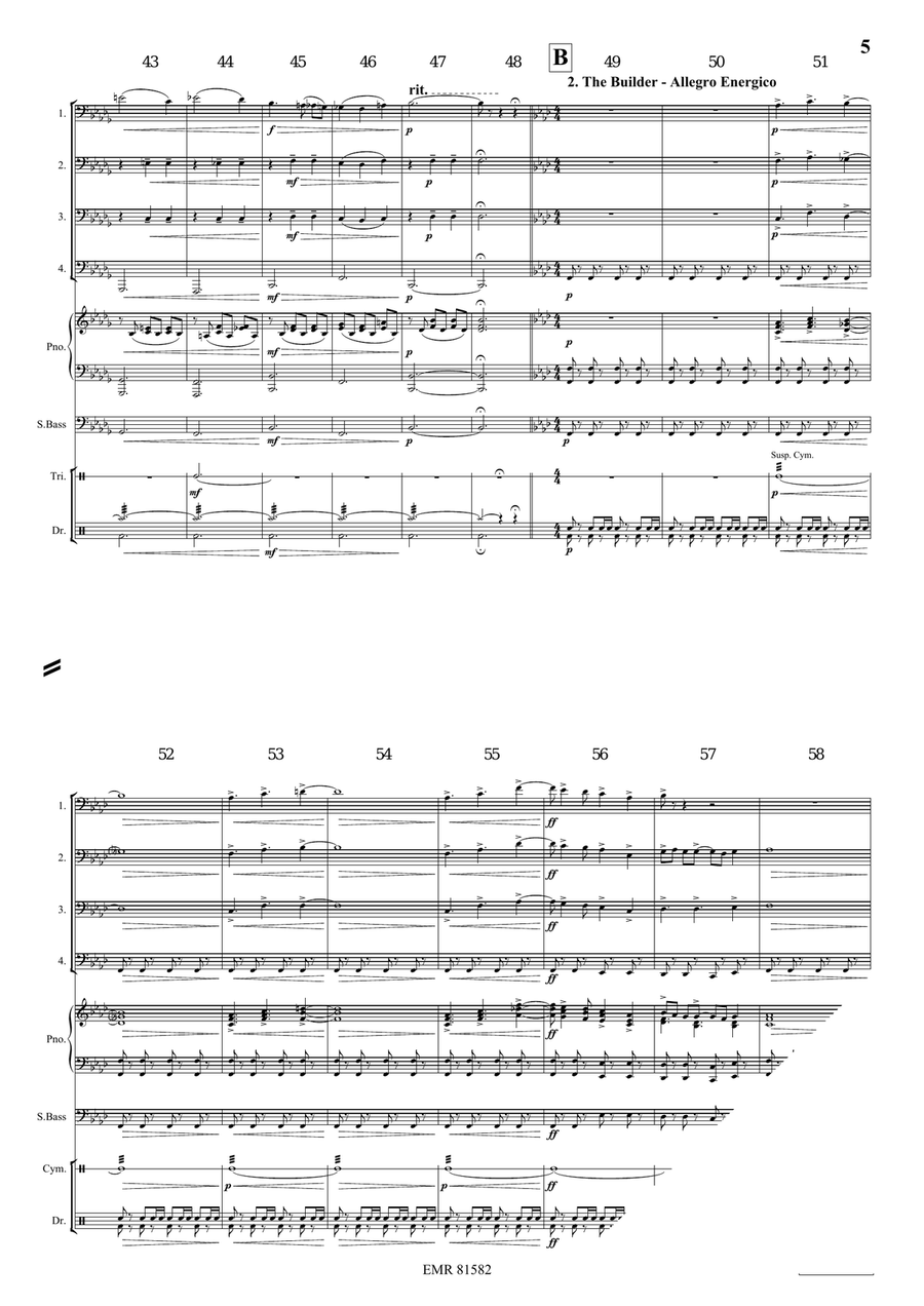 Merlin The Enchanter Merlin The Enchanter Tuba Quartet scores gallery preview page 5