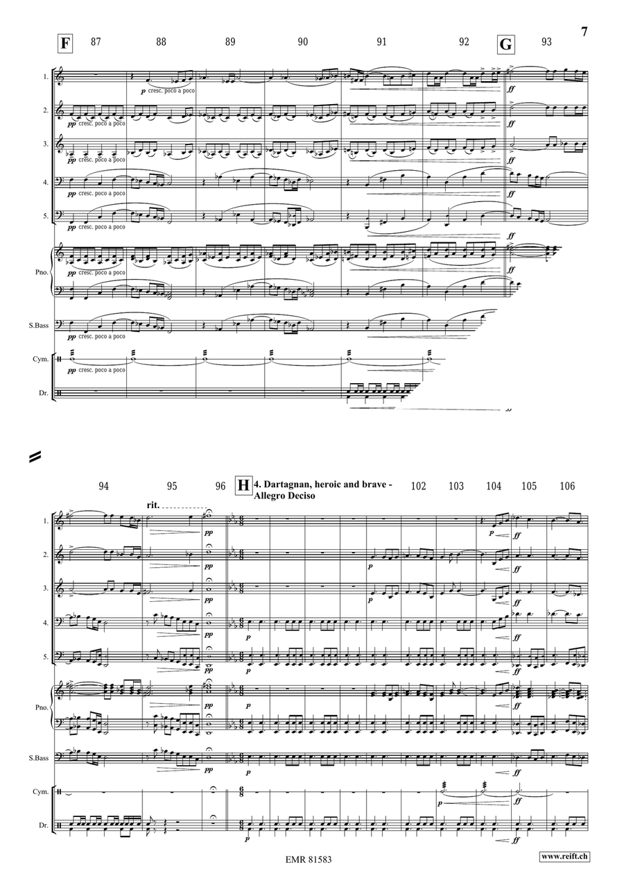 The Musketeers The Musketeers Score scores gallery preview page 7