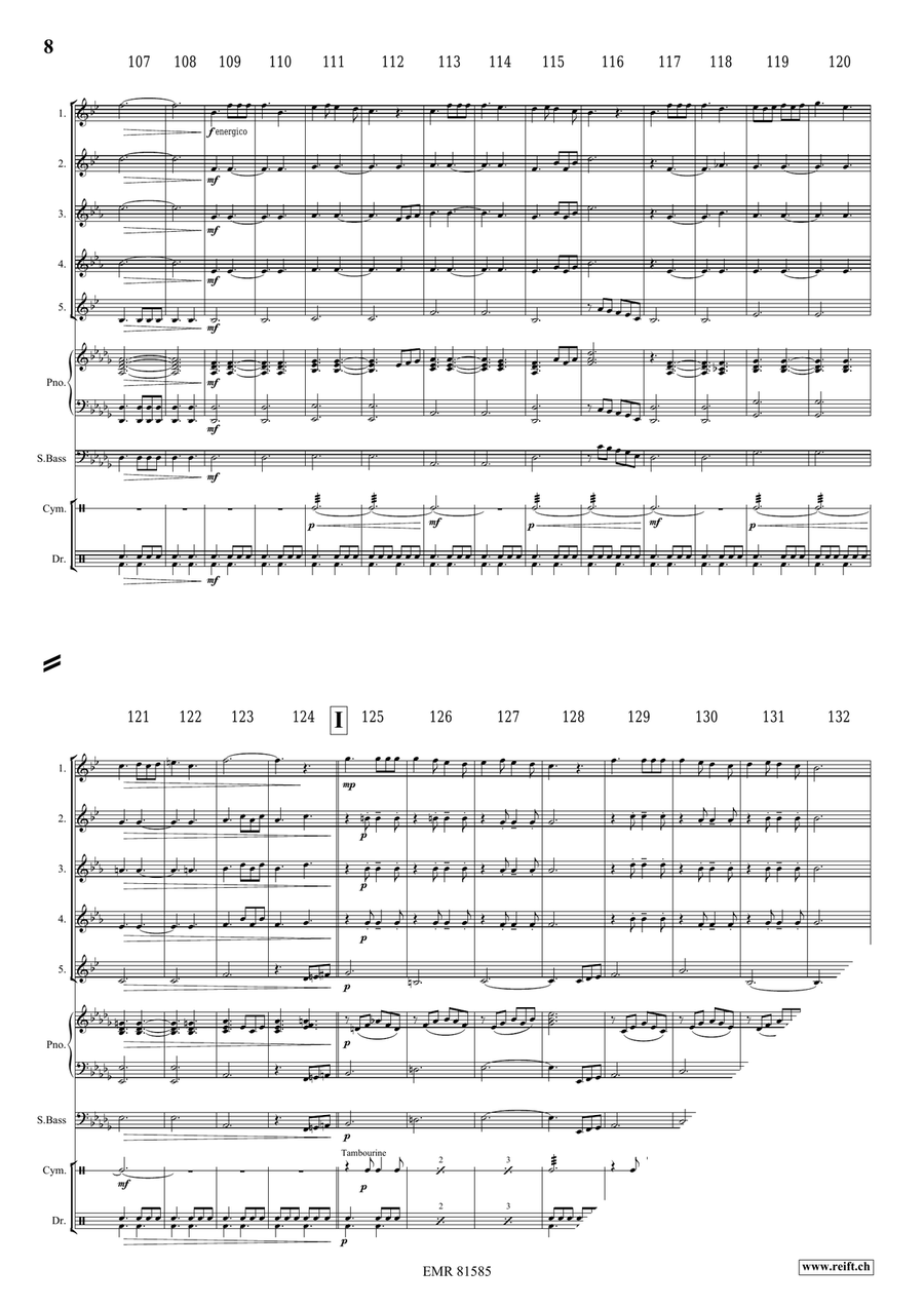 The Musketeers The Musketeers Saxophone Quintet scores gallery preview page 8
