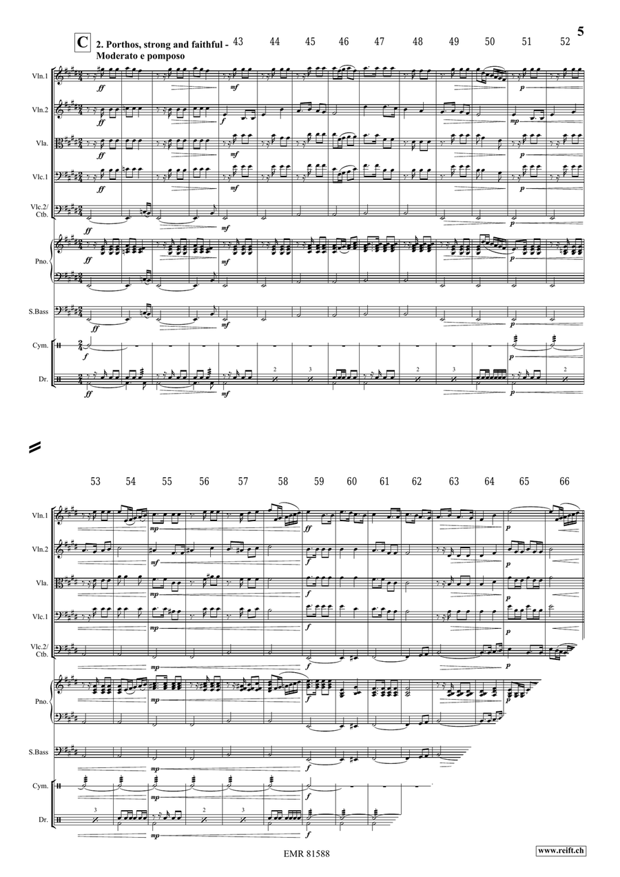 The Musketeers The Musketeers String Quintet scores gallery preview page 5