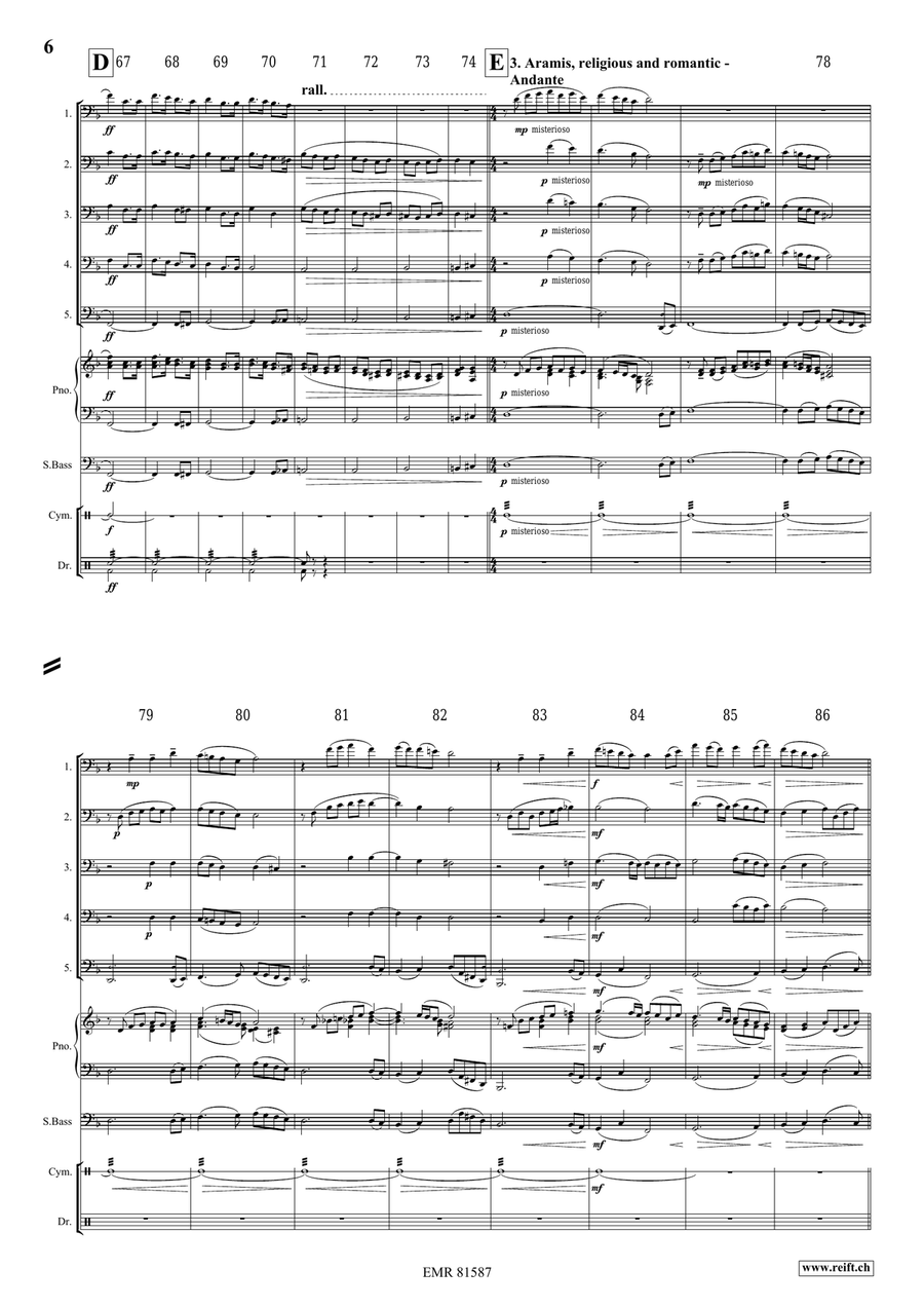 The Musketeers The Musketeers Trombone scores gallery preview page 6