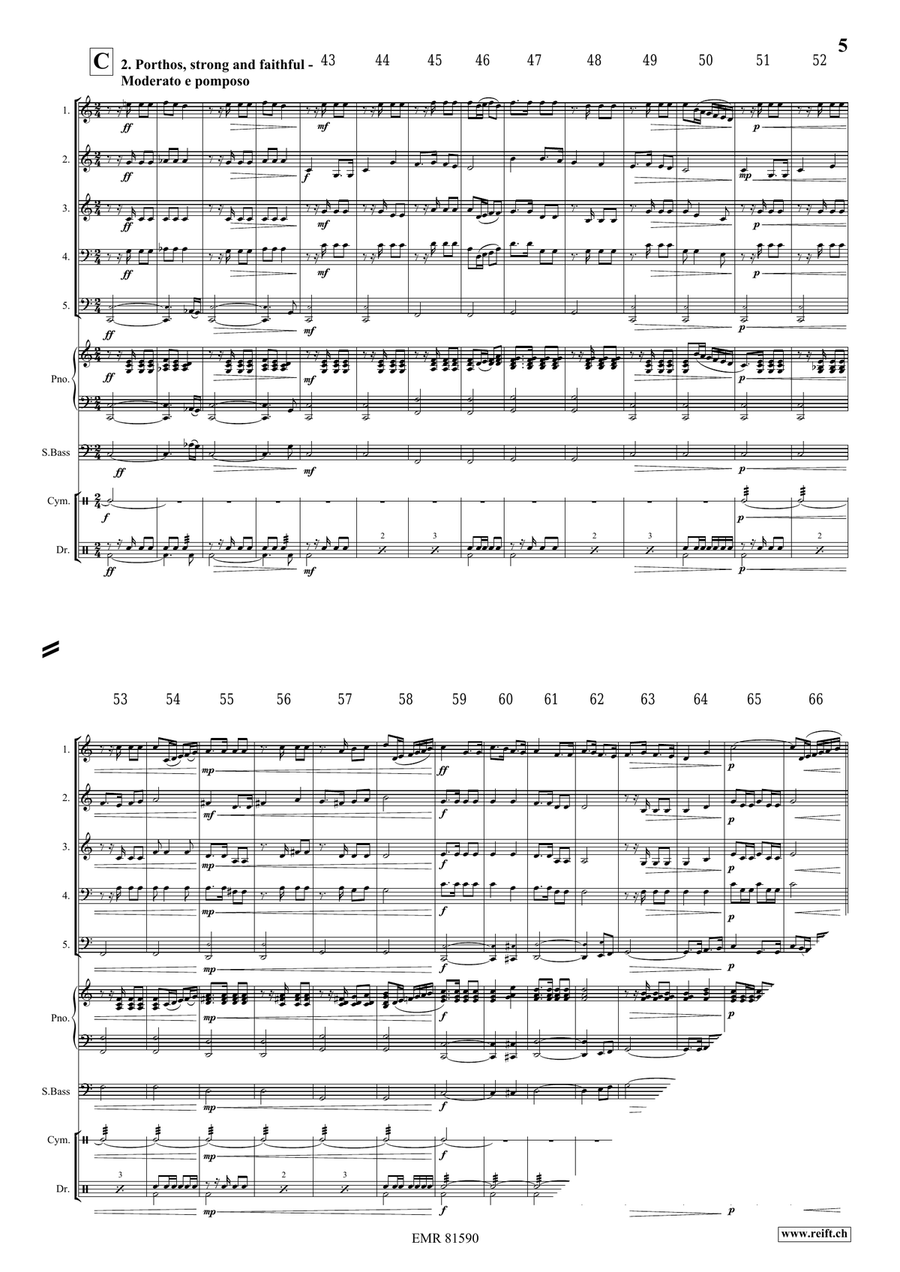 The Musketeers The Musketeers Woodwind Quintet scores gallery preview page 5