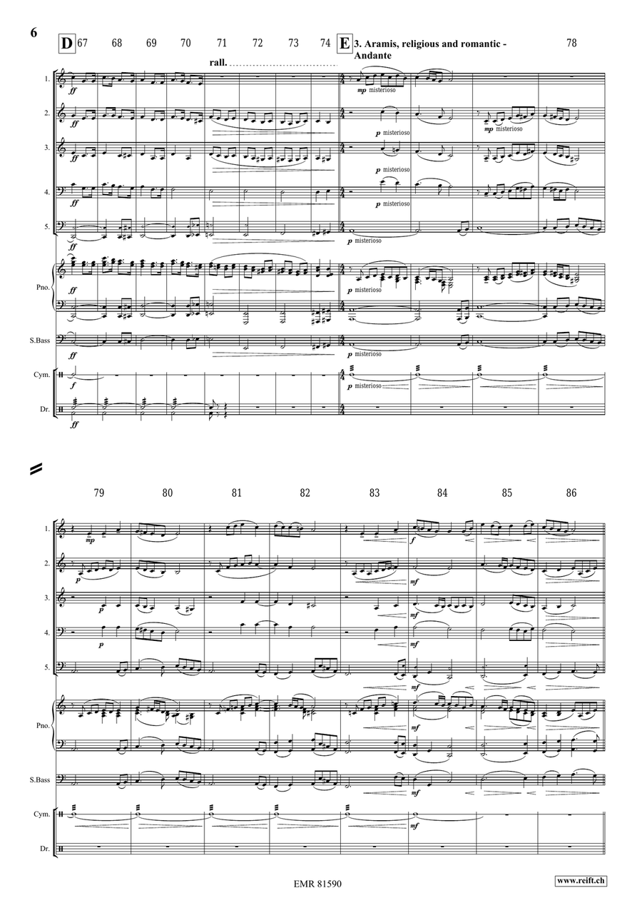 The Musketeers The Musketeers Woodwind Quintet scores gallery preview page 6