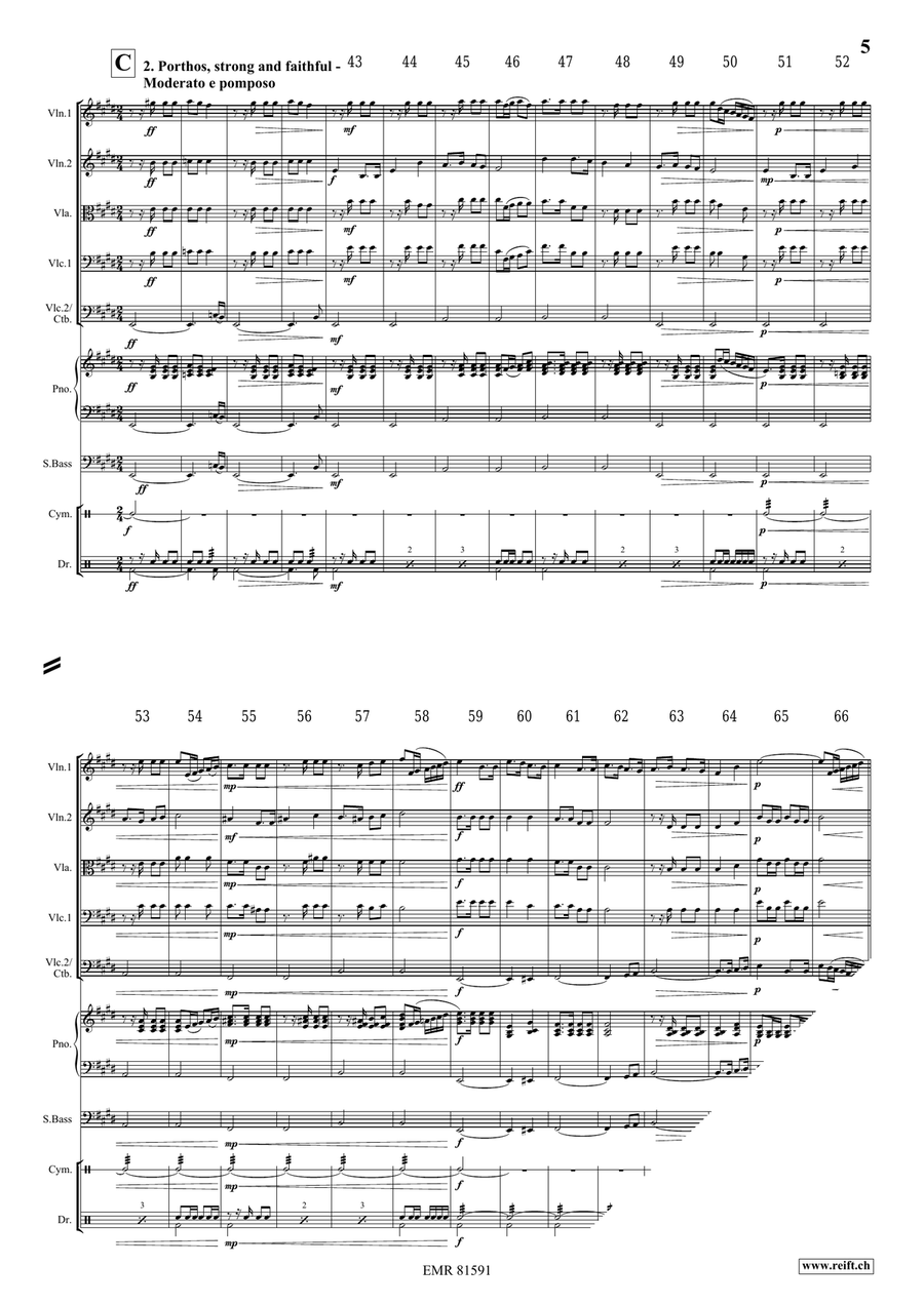 The Musketeers The Musketeers String Orchestra scores gallery preview page 5