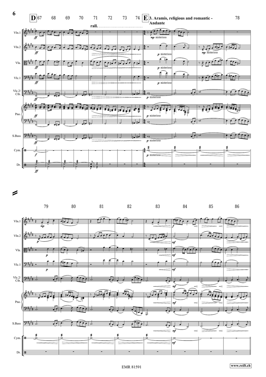 The Musketeers The Musketeers String Orchestra scores gallery preview page 6