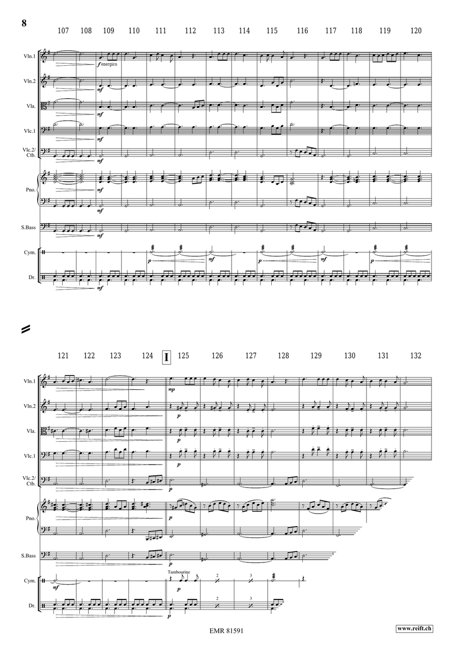The Musketeers The Musketeers String Orchestra scores gallery preview page 8