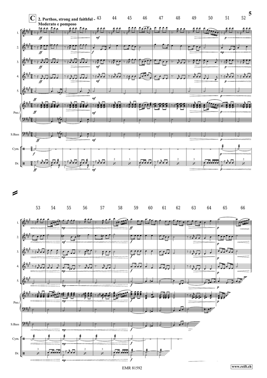 The Musketeers The Musketeers Flute scores gallery preview page 5