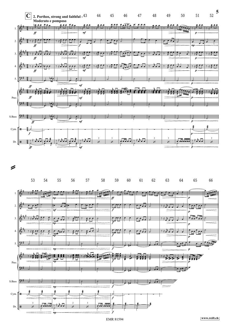 The Musketeers The Musketeers Woodwind Quintet scores gallery preview page 5