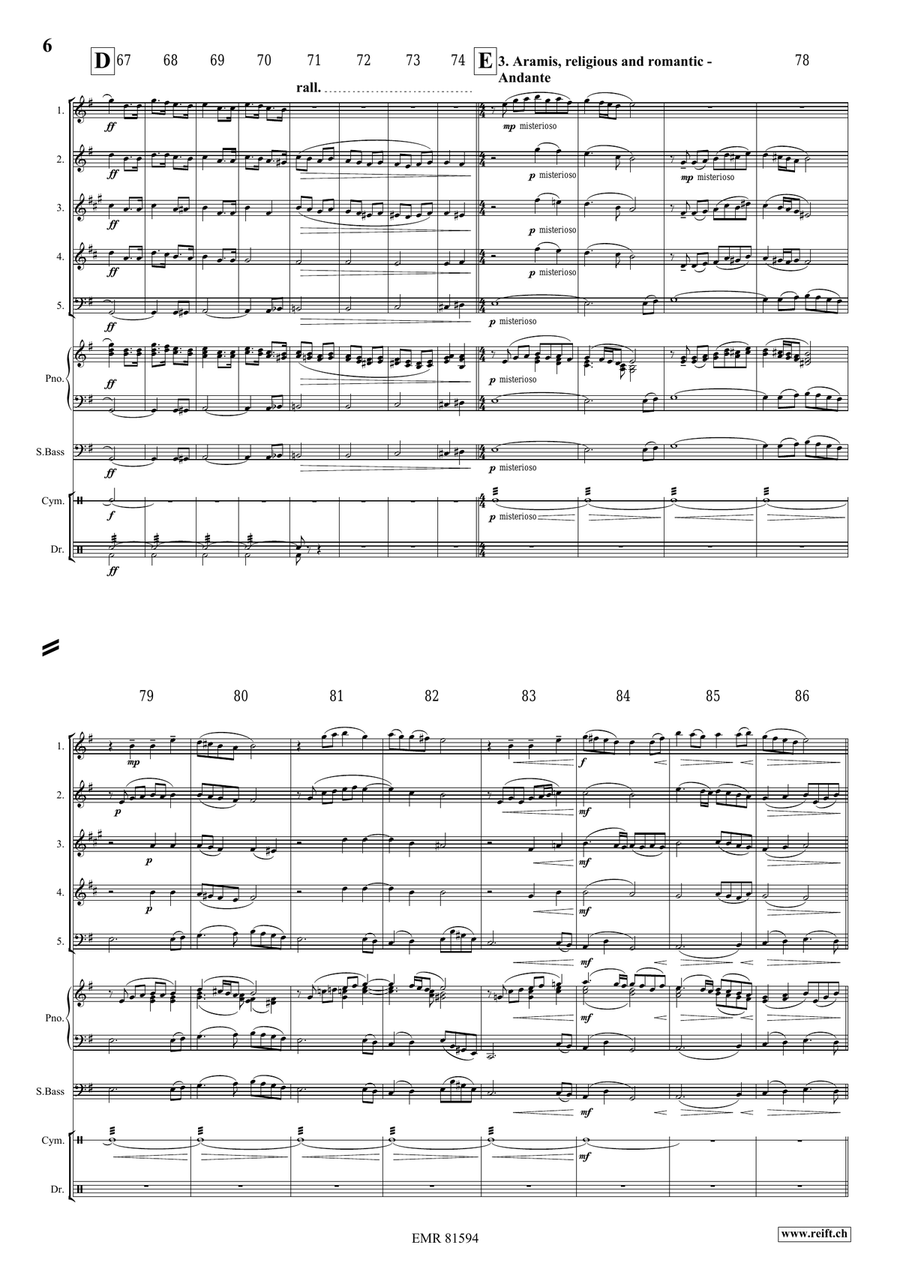 The Musketeers The Musketeers Woodwind Quintet scores gallery preview page 6