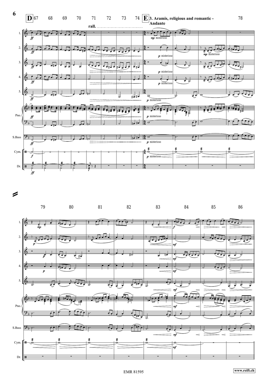 The Musketeers The Musketeers Horn scores gallery preview page 6