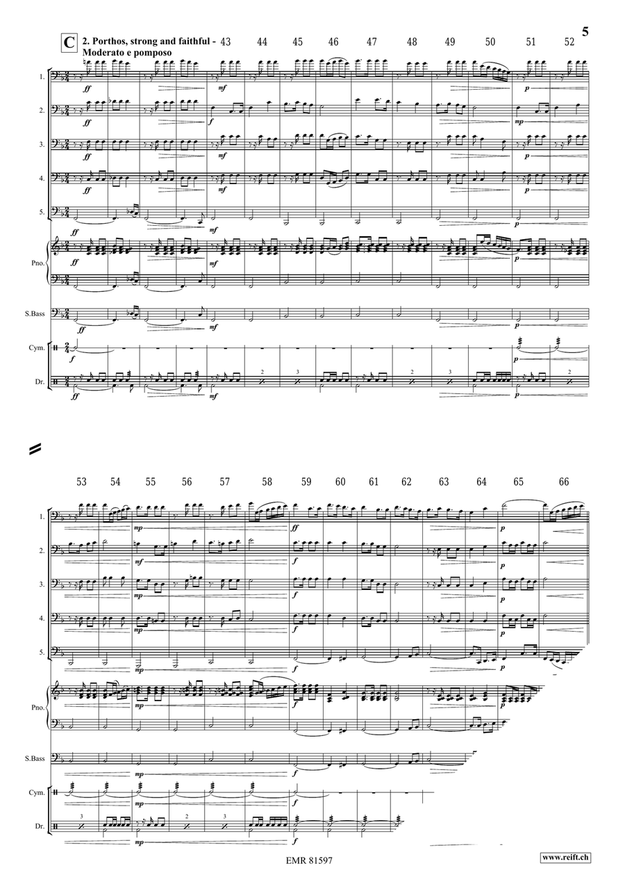 The Musketeers The Musketeers Tuba scores gallery preview page 5