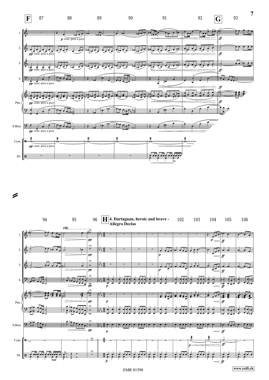 The Musketeers The Musketeers Score scores gallery preview page 7
