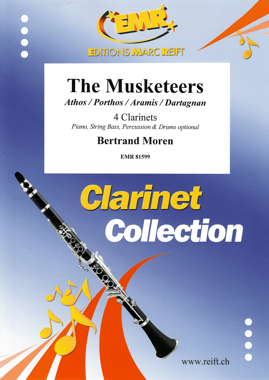 The Musketeers The Musketeers Clarinet Quartet scores gallery preview page 1