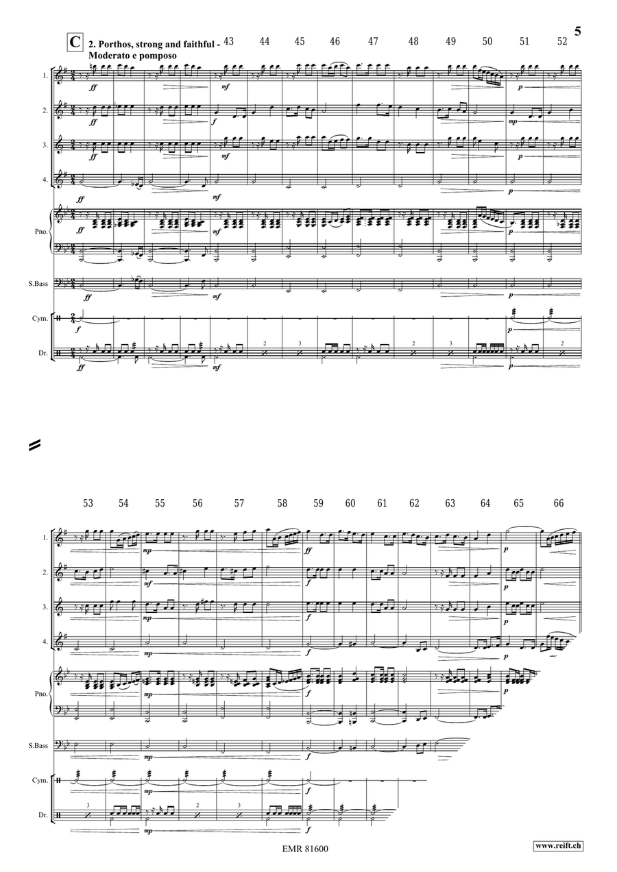 The Musketeers The Musketeers Saxophone Quartet scores gallery preview page 5