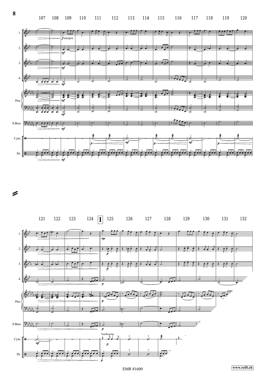 The Musketeers The Musketeers Saxophone Quartet scores gallery preview page 8