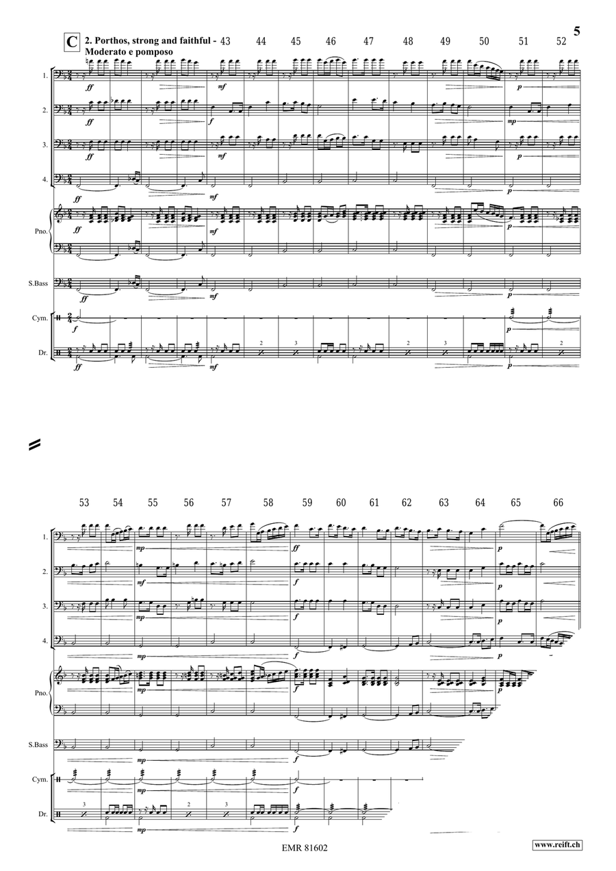 The Musketeers The Musketeers Trombone Quartet scores gallery preview page 5