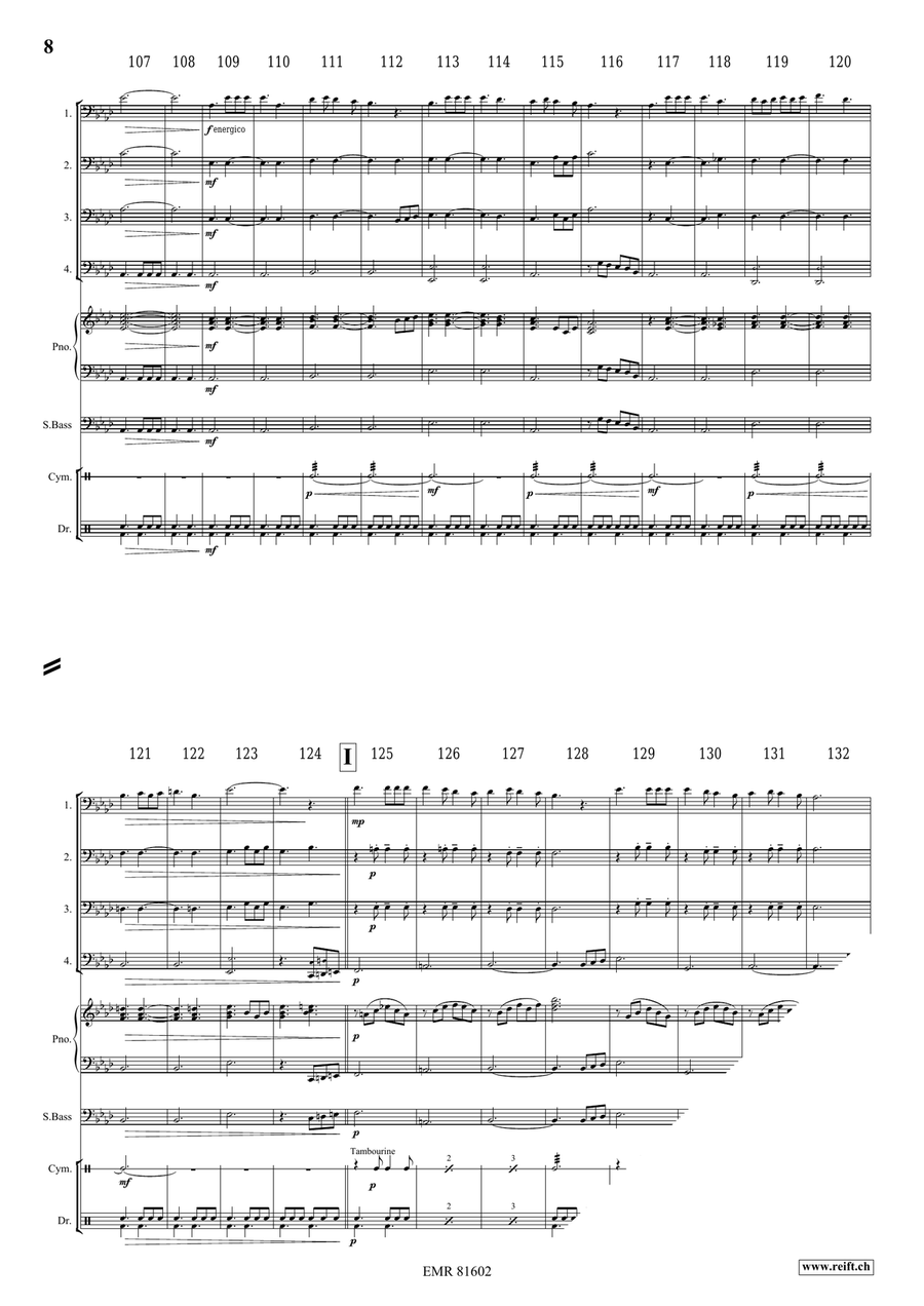 The Musketeers The Musketeers Trombone Quartet scores gallery preview page 8