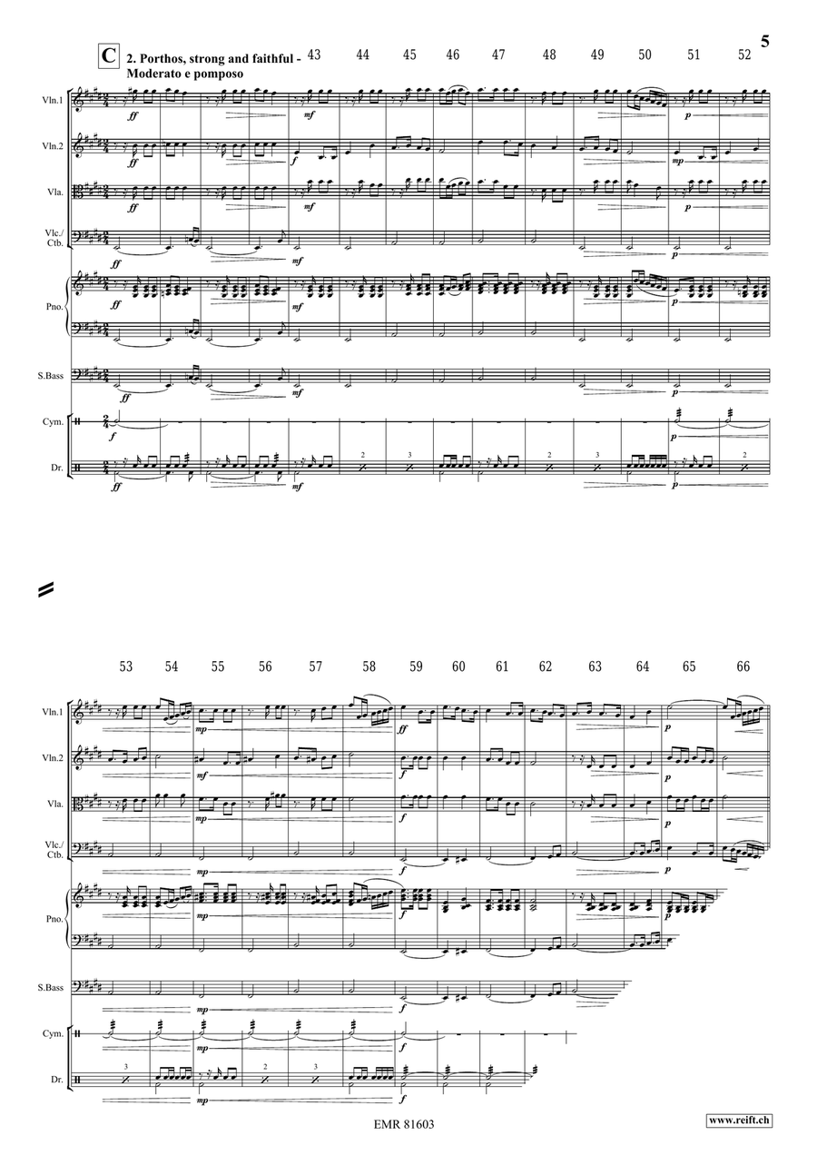 The Musketeers The Musketeers String Quartet scores gallery preview page 5