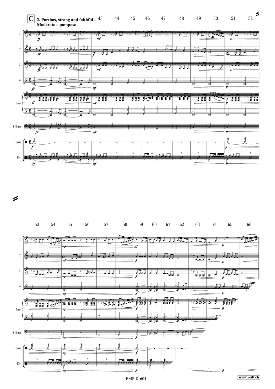 The Musketeers The Musketeers Brass Quartet scores gallery preview page 5