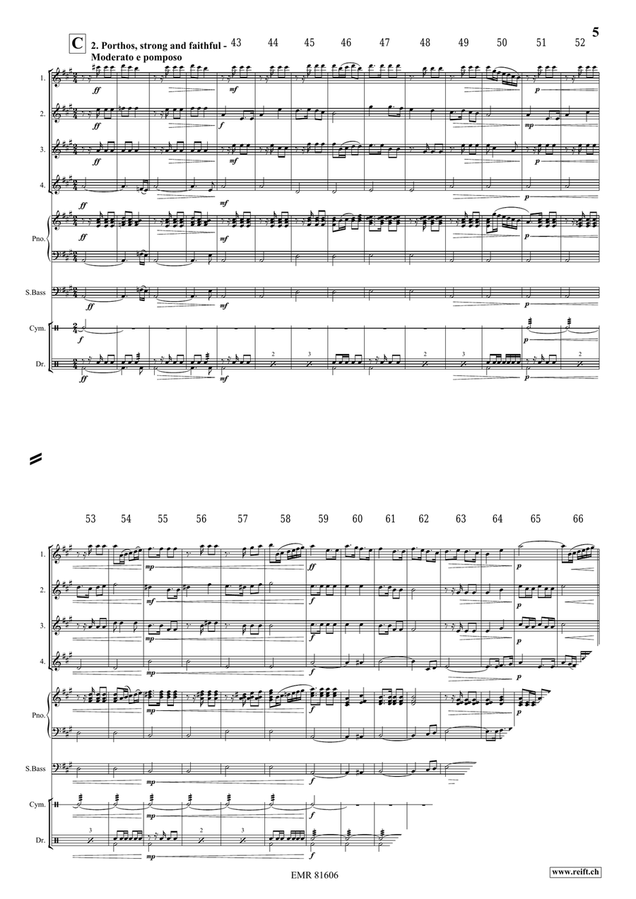 The Musketeers The Musketeers Flute Quartet scores gallery preview page 5