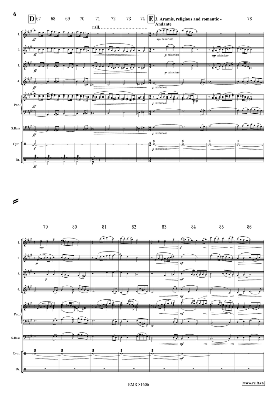 The Musketeers The Musketeers Flute Quartet scores gallery preview page 6